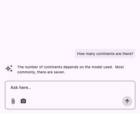 AI AssistView composer and builder UI.