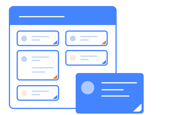 Cards in WinUI Kanban control