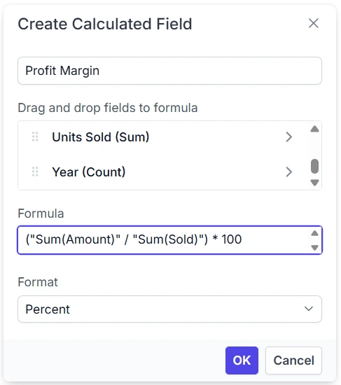 Library of calculation functions for business analytics.