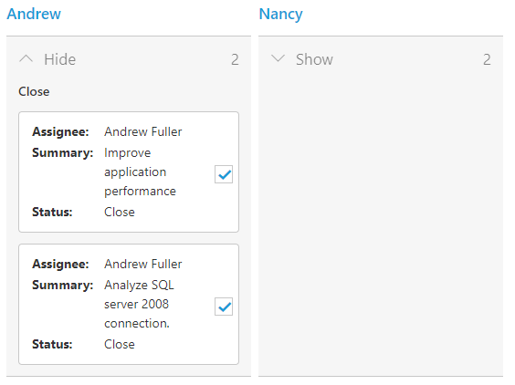 Collapsible in jQuery Kanban