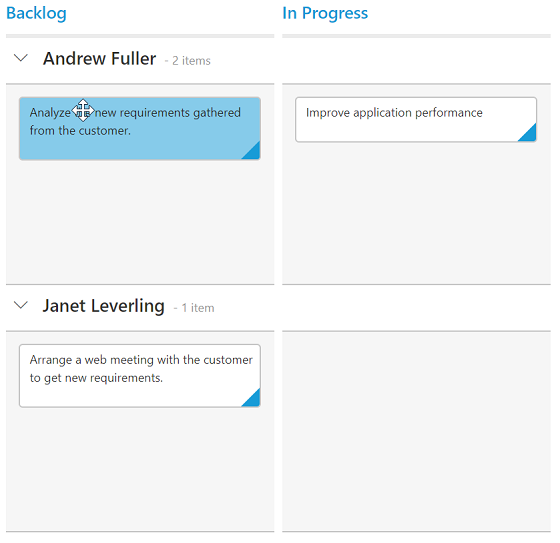 Swim lanes in jQuery Kanban