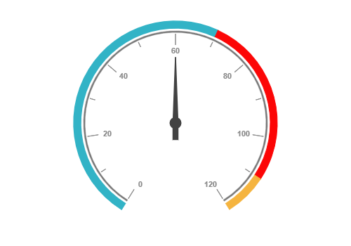 JSP Circular gauge with scale customization