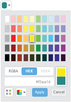 Standard Color Palette
