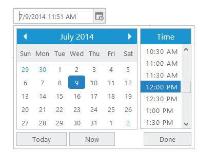 DateTime Picker