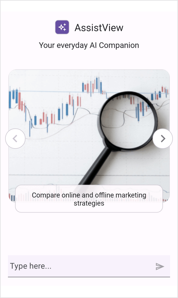 Control template in .NET MAUI AI AssistView