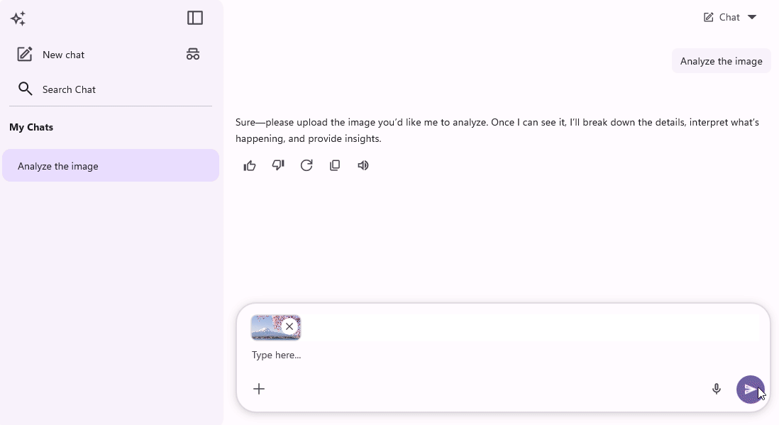 Image preview in .NET MAUI AI AssistView.