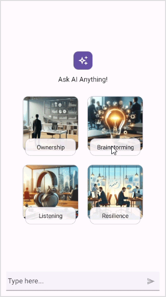 StopResponding UI in .NET MAUI AI AssistView.