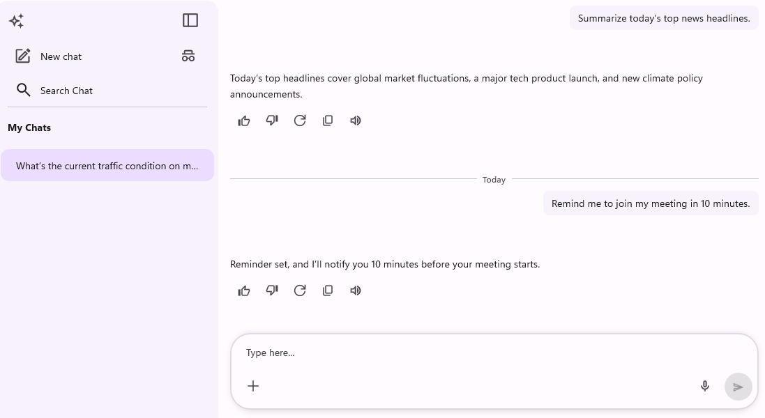 Time breaks in .NET MAUI AI AssistView.