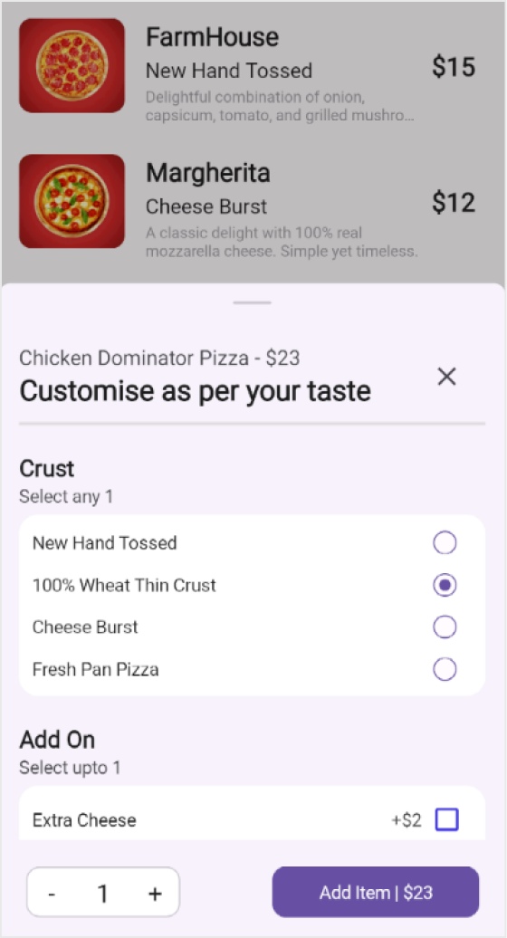 .NET MAUI Bottom Sheet control with half expanded ratio.