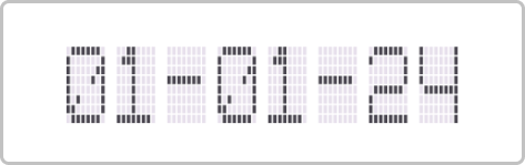 .NET MAUI Digital Gauge showing customized character spacing support.