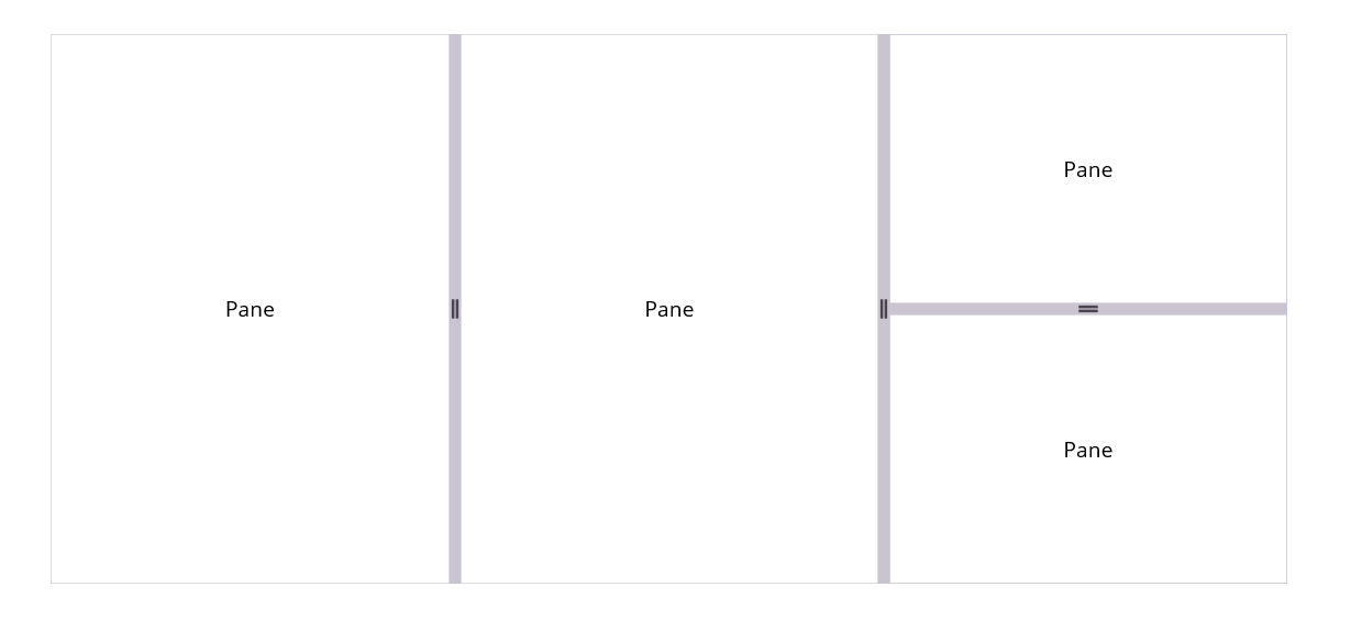 Nested .NET MAUI Grid Splitter layout