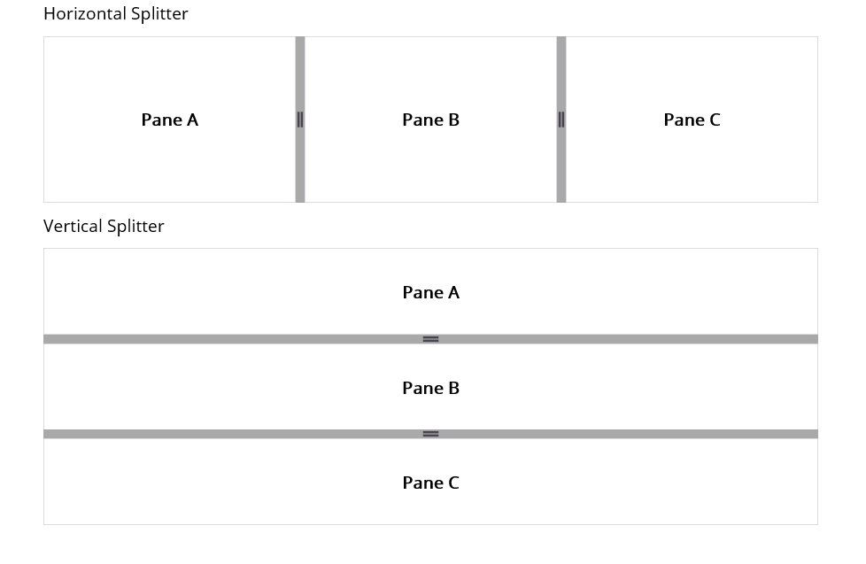 Vertical or horizontal orientation in .NET MAUI Grid Splitter