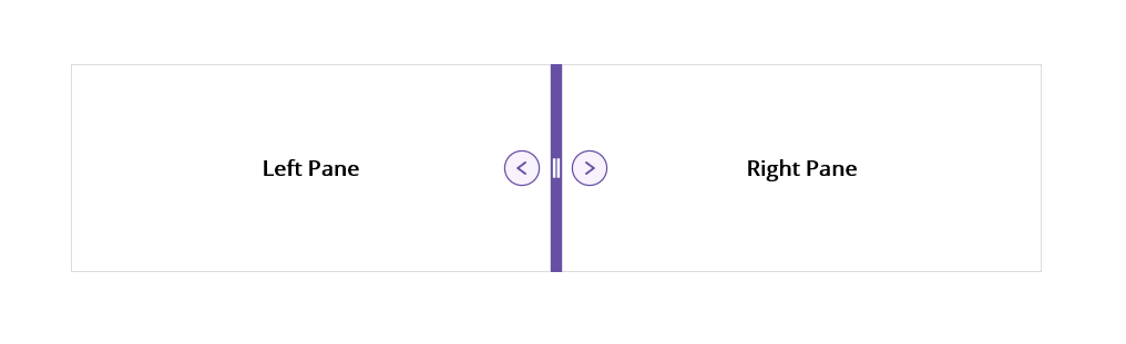 .NET MAUI Grid Splitter with split bar