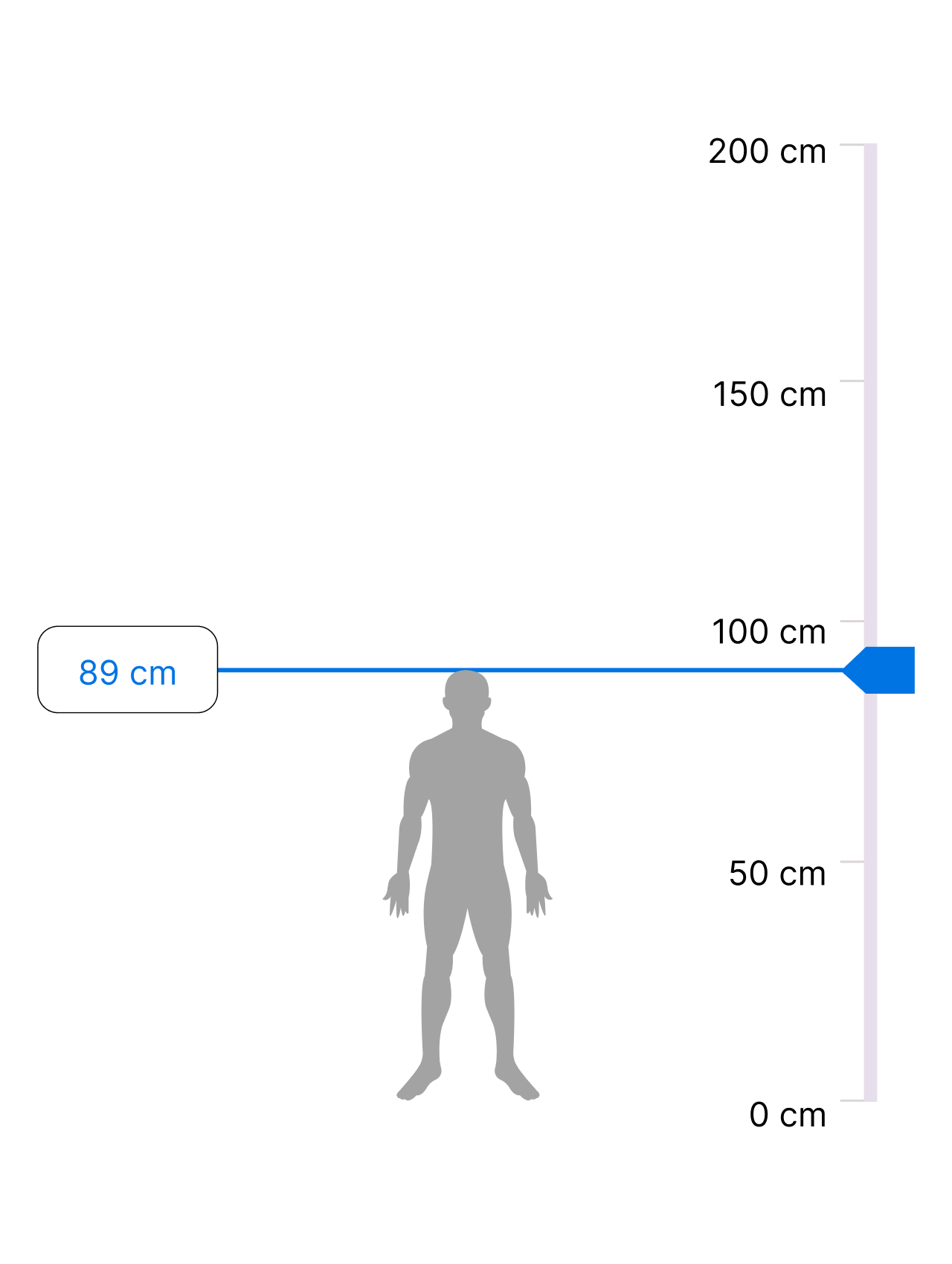 .NET MAUI Linear Gauge height calculator.