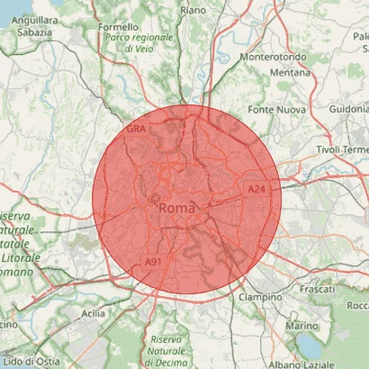 .NET MAUI Maps circle layer.