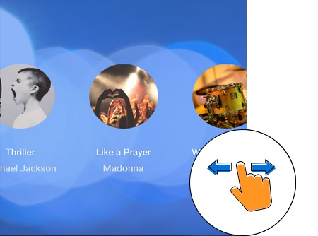 .NET MAUI Parallax View control shows horizontal orientation.