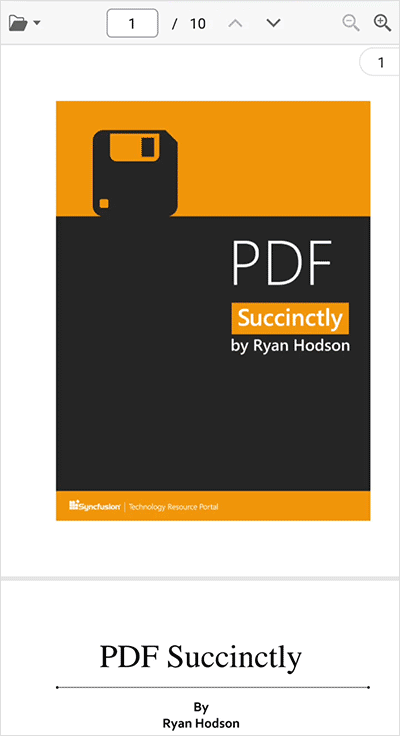 Page navigation in .NET MAUI PDF Viewer.