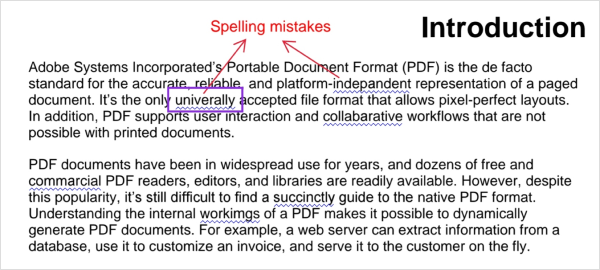 Squiggly annotation in .NET MAUI PDF Viewer.