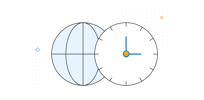 Time zone in the .NET MAUI Scheduler.