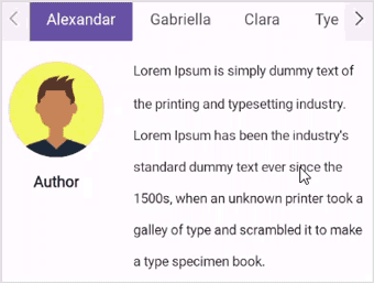 Enabled swiping in .NET MAUI Tab View.