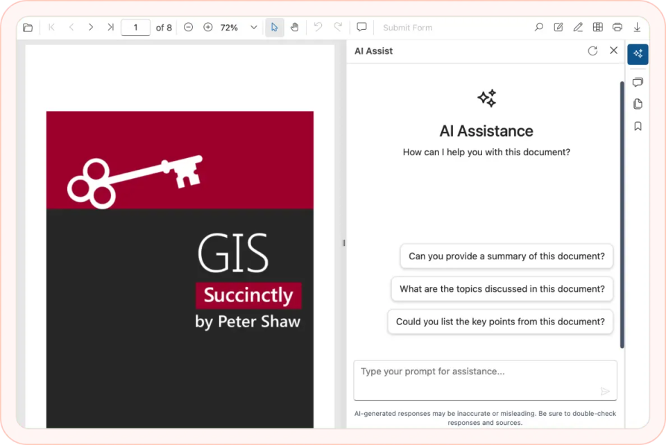 AI-Powered Blazor PDF Viewer banner.