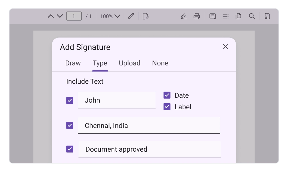 Customize digital signature appearance in .NET MAUI PDF Viewer.