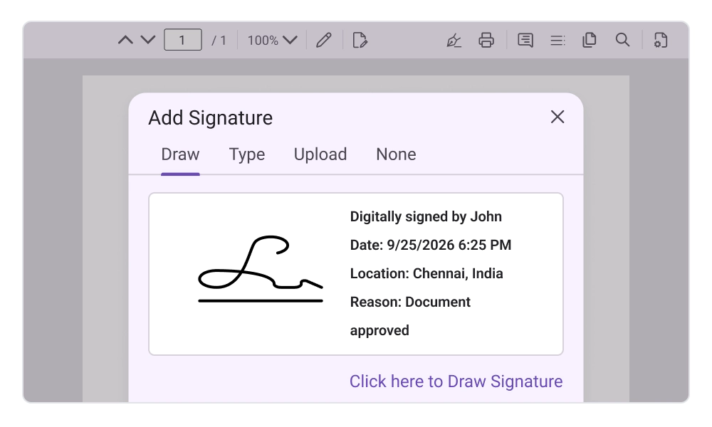 Sign PDF documents in .NET MAUI.