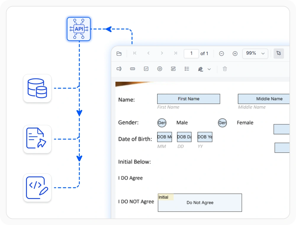 Automate PDF form workflows