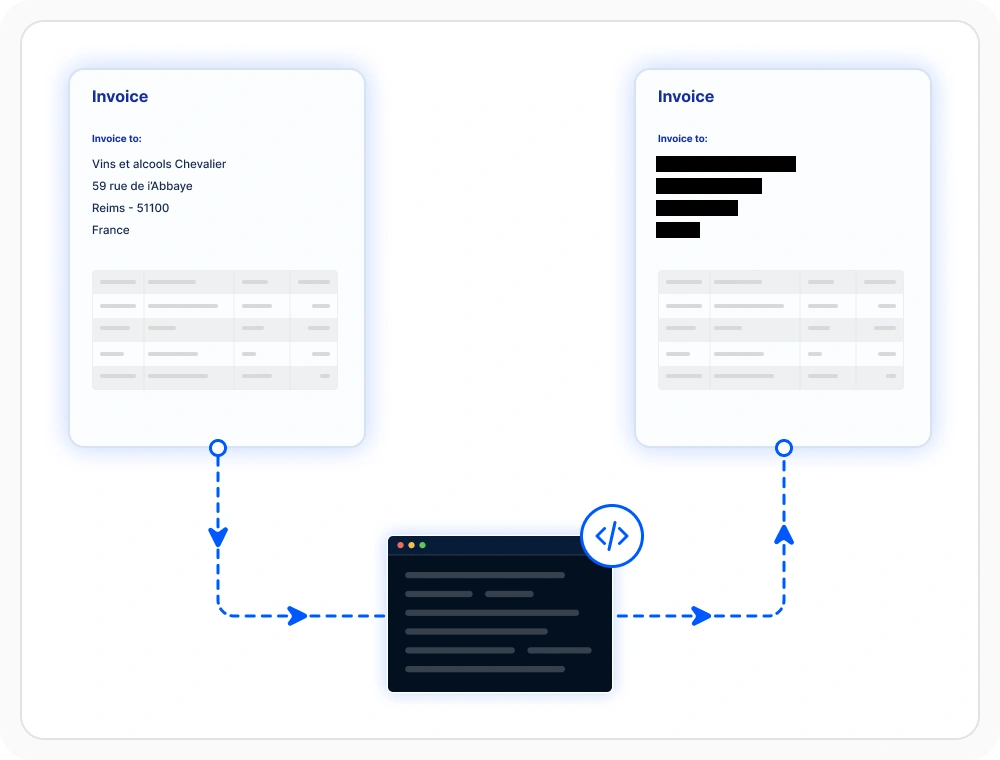 Programmatic redaction in the Syncfusion React PDF Viewer