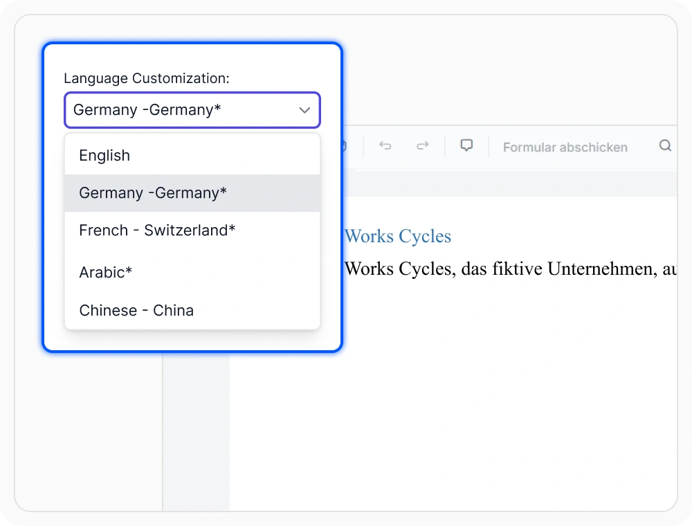 React PDF Viewer localization