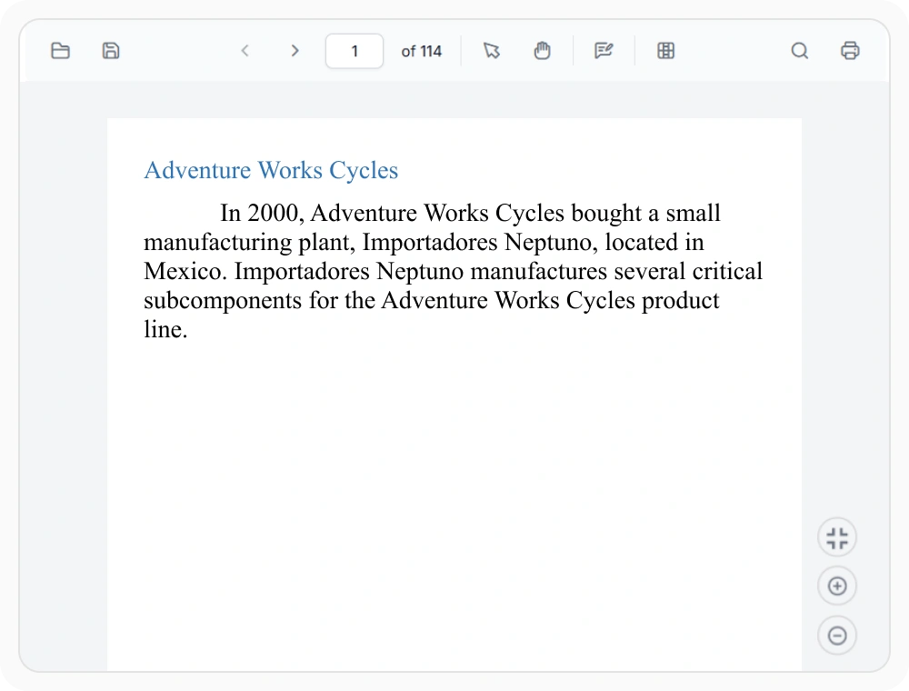 React PDF Viewer toolbar customization