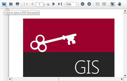 WinForms PDF Viewer Open PDF file