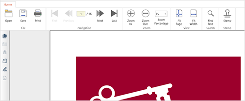 WPF PDF Viewer with toolbar customization.