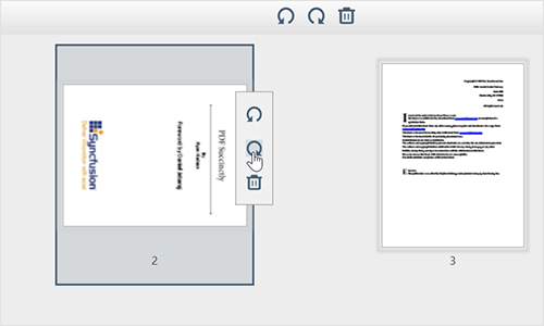 Organizing PDF pages with WPF PDF Viewer.