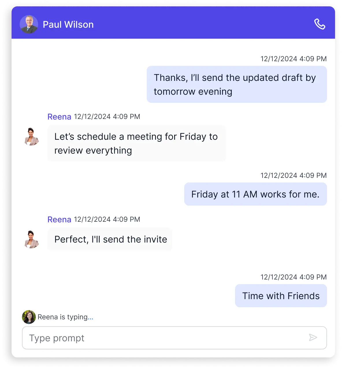 React Chat UI banner.