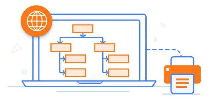 React Diagram printing.