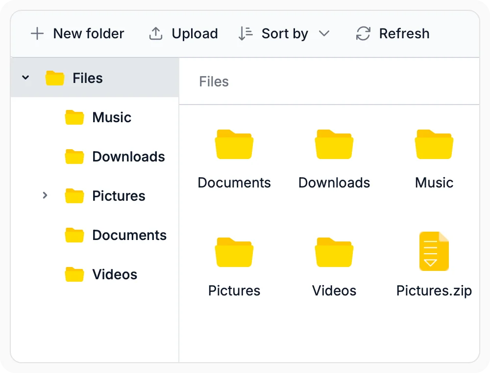 React File Manager retrieving files stored in SQL Server database