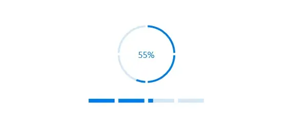 React Segmented ProgressBar to visualize the progress of multiple sequential tasks.