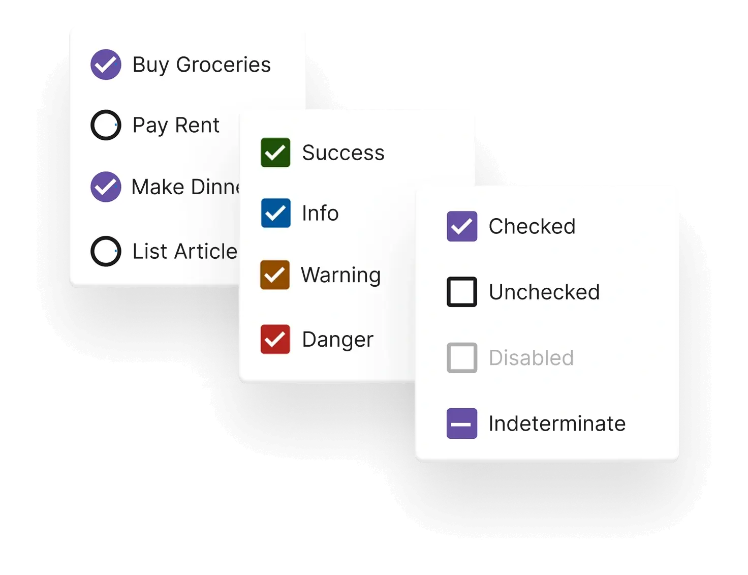 React Checkbox component