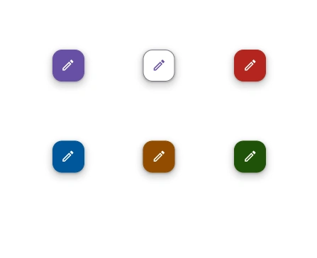React FAB with different predefined styles