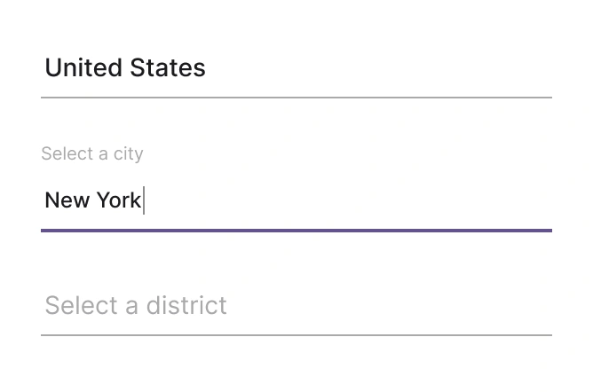 Floating label in React Autocomplete