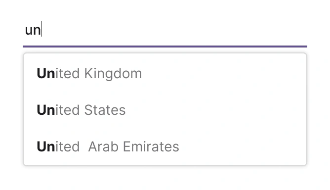 Ignore filter-text casing in React Autocomplete