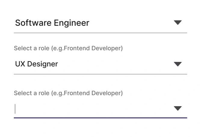Floating label in React ComboBox