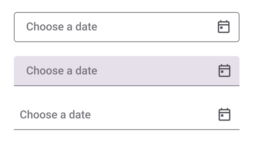 Variants in React DatePicker