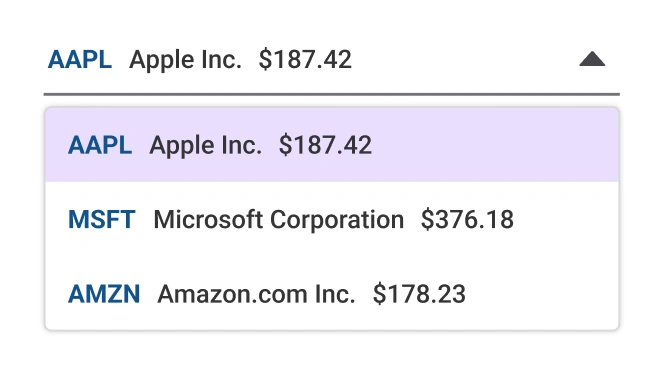 Value template in React Dropdown List