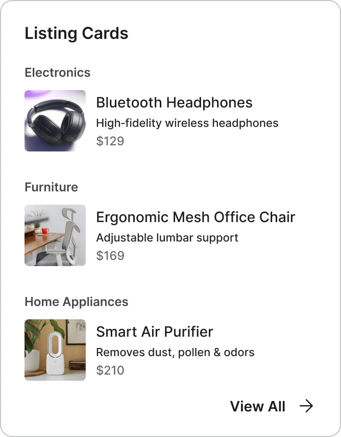 Customization in React ListView