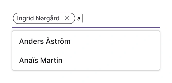 React MultiSelect Dropdown filter with diacritic symbols.