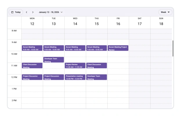 First day of the week.