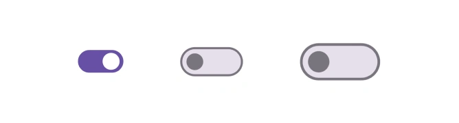 React Switch sizes