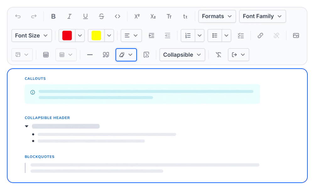 Headless Editor structured content blocks.